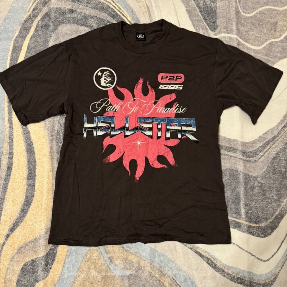 Hellstar Path To Paradise Gray T-Shirt Men’s Size Large